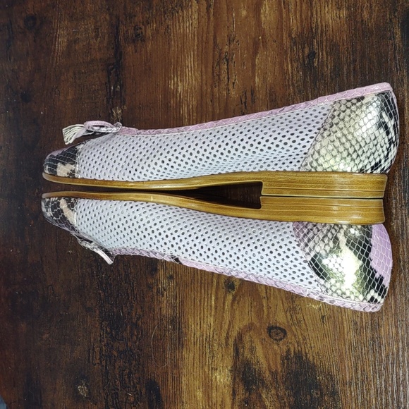 Amalfi "Oslo" Leather Ballet Flats - Picture 10 of 11